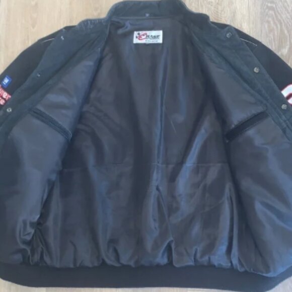 Vtg Chase Authentics Dale Earnhardt Goodwrench Suede Leather Jacket XXL - Picture 10 of 14